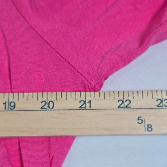 Kate Spade Sleep Shirt Nightgown Eat Cake For Breakfast Pink White Trim XL - Picture 7 of 10